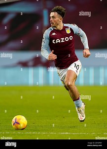 Aston Villa's Jack Grealish during the Premier League match at Villa Park, Birmingham Stock Photo - Alamy