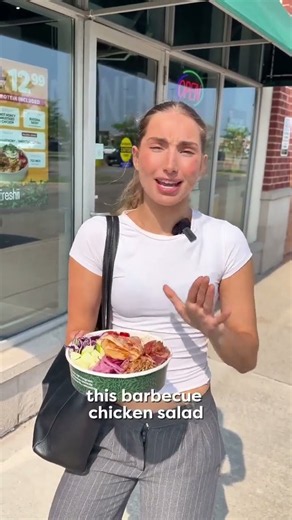 BBQ Chicken Salad at Freshii Sundance | SE Calgary Healthy Lunch