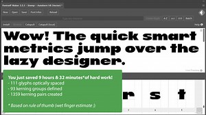 How to adjust Kerning and Letter Spacing of your fonts in one click