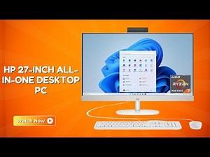 HP 27-Inch All-in-One Desktop PC – Perfect Home Office Upgrade – REVIEW