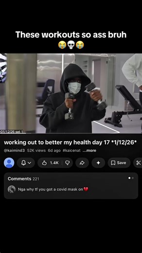 #kaicenat #performative #kaicenat 🥷🏿 Do anything & call it working out✌🏾😂