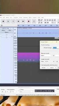 Edit ultrasonic bat recordings from Echo Meter Touch in Audacity