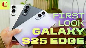 We got our hands on the S25 Edge as part of an early first look. At 5.8mm thick and 163 grams, this super light phone is still loaded with features you'll find on the other S25 series phones. | CNET