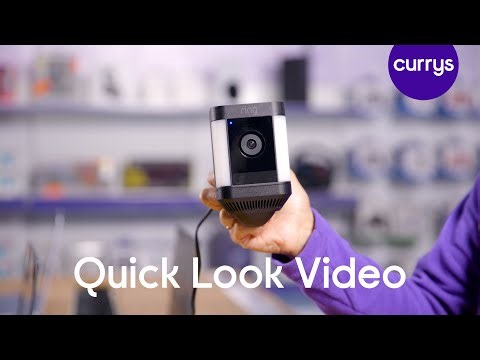 RING Spotlight Cam Plus Plug-In Full HD 1080p WiFi Security Camera - Black - Quick Look