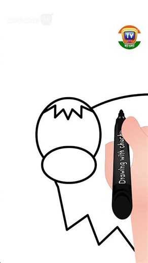 একটি চমরী আঁকা যান (How to Draw a Yak) #Shorts #ChuChuTVBangla #drawingforkids #ChuChuTV100M