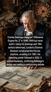 660K views · 5.4K reactions | Babbage’s Victorian computer finally proven #CharlesBabbage #DifferenceEngine #HistoryOfComputing #fblifestyle | TerrifyingMyths | Facebook