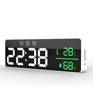 [Hot Item] ABS LED Digital Household Indoor Outdoor Temperature Hygrometer Monitor Humidity Thermometer Sensor