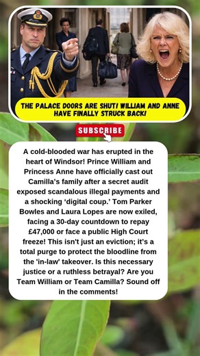 THE ROYAL PURGE! Camilla’s Kids EXILED Forever! 👑🚫 #RoyalDrama #QueenCamilla #PrinceWilliam
