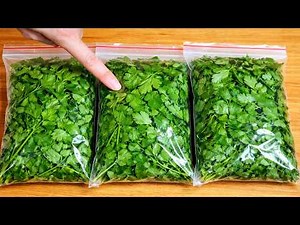 How to preserve parsley for a YEAR – No spoilage, no freezer needed!|Clever Tricks