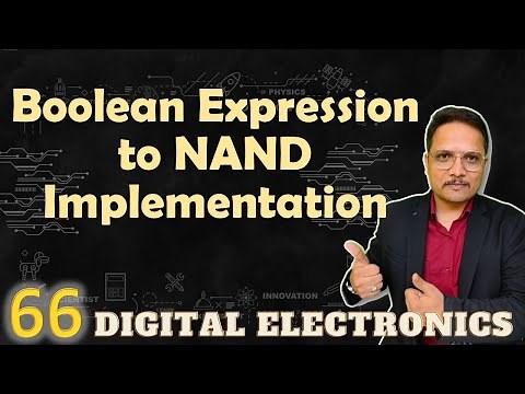 Implementing Boolean Expressions Using NAND Gates | Logic GATEs
