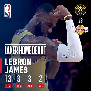 1.5M views · 39K reactions | LeBron James' home Lakers debut brought the fans to their feet! #NBAPreseason | NBA | Facebook
