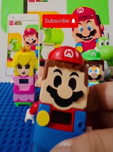Works via bluetooth when All Lego Mario PRESS their buttons! 12.1 #shorts #toys #asmr #funny #fyp