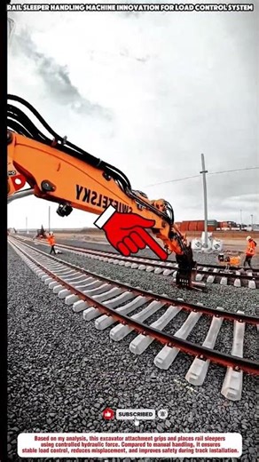 Rail Sleeper Handling Machine innovation for load control system