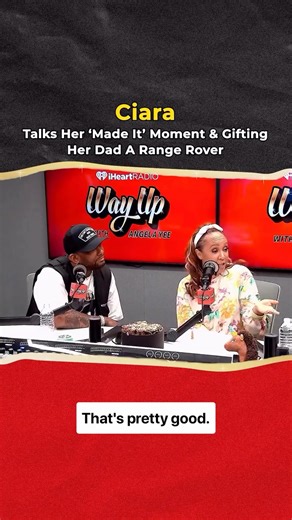 That proud moment 😍 @ciara opens up on realizing she ‘made it’ and giving her dad the ultimate gift 🚗 Click the link in the bio to watch the full interview on @WayUpWithYee on YouTube | Way Up With Yee