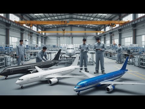 Inside the RC Airliner Factory 🛫 | Real RC Aircraft Manufacturing Process