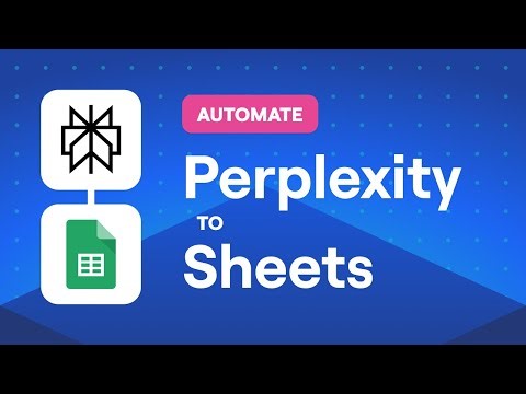 Connect Perplexity + Google Sheets: See the automation possibilities