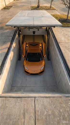 "Nobody Knew This Driveway 🤯 Had a Secret Garage" #viral #shorts #fypシ