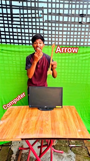 Computer VS Arrow #shorts #shortvideo #computer