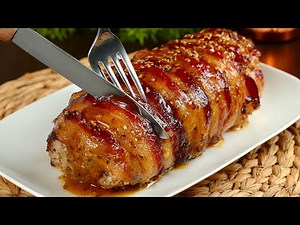 The best dish for a party! Juicy pork loin in 15 minutes!