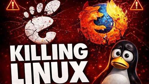 【双语+纯享】💥GNOME与Mozilla竟欲‘杀死Linux’？中间点击粘贴或将淘汰🔥