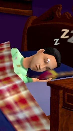 When your child gets stuck in bed | The Sims 2 #shorts #simsshorts #shortsvideo