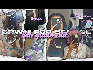 GRWM FOR THE FIRST DAY OF SCHOOL🩷 *8th grade edition* ★ grim, chat, etc ★