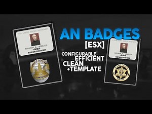 [ESX] AN Badges | FiveM Script [PAID]