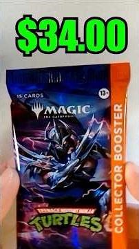 MTG TMNT Collectors Booster Pack Opened! #MTG #MagicTheGathering #MTGCommunity #packopenings