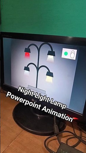 Night Lamps with On/Off Switch Powerpoint | Led Bulb Light Powerpoint Animation Video #powerpoint