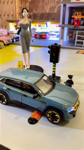 Speed Bump Challenge! 🚗💥 1:24 Model Car #automobile #bumping #car #diecast