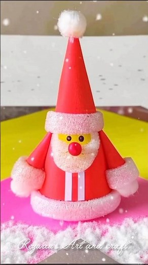 ✨ OMG! CUTEST SANTA EVER! | DIY Santa Claus Paper Craft#diy #christmas #santali