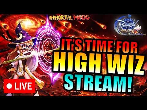 POST-OPERATION STREAM! PLAYING BUFFED HIGH WIZARD!! - RAGNAROK ORIGIN CLASSIC