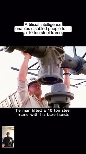 2.7K views · 25 reactions | Artificial intelligence enables disabled people to lift a 10 ton steel frame #movie #goviral #movieclips | Godessboi | Facebook