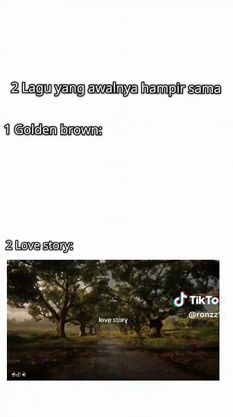 Golden Brown dan Love Story: Lagu Fantasi yang Menyamai