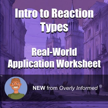 Intro to Reaction Types Real-World Application Worksheet