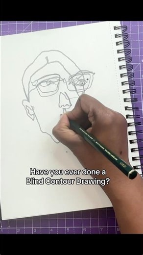 Blind contour drawings