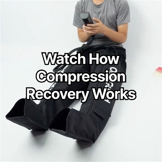 OmyGuard Compression Boots Time‑Lapse｜How Sequential Air Compression Relieves Sore Tired Legs