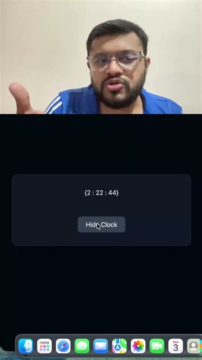 how to create a digital clock using react ? #shorts #ytshorts #reactJS #typescript #useeffect #css