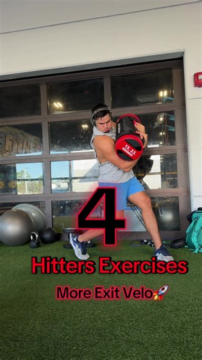 A stronger swing isn’t built by just swinging a bat 💥 It’s built by training rotation, core strength, and force transfer. These 4 exercises target exactly what you need to hit harder: • Sandbag rotations to generate power from the legs and hips • Plate rotations, spinning as fast as possible to improve speed and explosiveness • Rotational power drills to produce force from the ground up • Core training to efficiently transfer that power into your swing Train your body like an athlete, not just 
