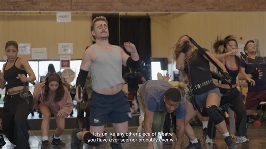 Here's your first look inside the rehearsal room with #TheHungerGamesOnStage cast. We open at Troubadour Canary Wharf Theatre NEXT MONTH. Are you ready? thehungergamesonstage.com | The Hunger Games On Stage