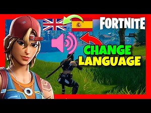 How to CHANGE LANGUAGE In Fortnite EASILY ✅ 2024 GUIDE - Change FORTNITE Voice Language