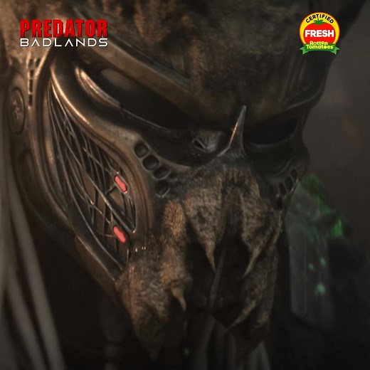 In the wastelands, the ultimate predator stalks new prey and no one is safe. 🎟️ Predator: Badlands only in theaters. | TheMoviesATMeadville