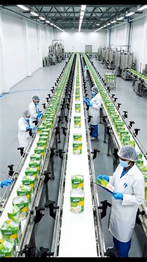 Inside a Milk Powder Factory Full Process#milkpowder #factoryprocess#foodfactory #viralshort #nido