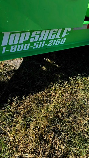 Here is my new dump trailer from Top Shelf Trailers, LLC. Check them out for all your dump trailer needs #growitwemowit #foryouシ | Grow It We Mow It LLC