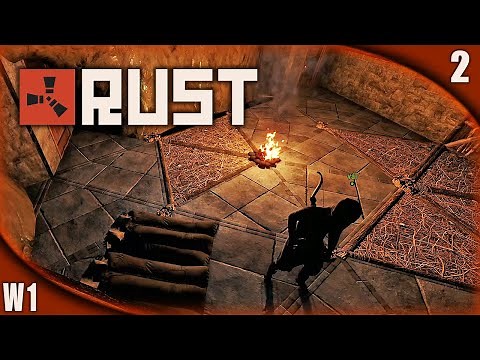 Rust W1-2 | ASEGURANDO LA CUEVA | Gameplay Español