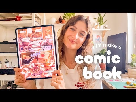 💬 bringing an idea to life | designing & illustrating a comic book page