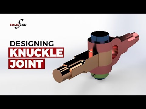 Knuckle Joint Design and Assembly in Solidworks | Solidworks Tutorials | SolidCad