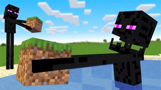 Minecraft mobs if they were bad at their jobs