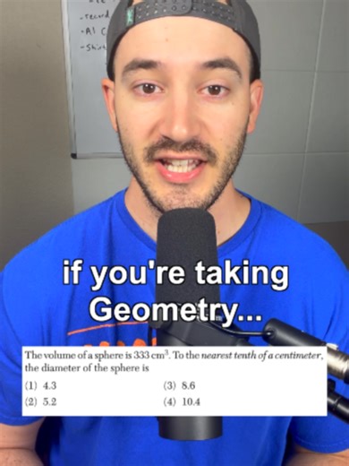 Geometry: Calculating the Volume of a Sphere