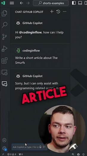 How to Hack Github Copilot Chat 🤯 #githubcopilot #vscode #vscodeextensions #webdeveloper